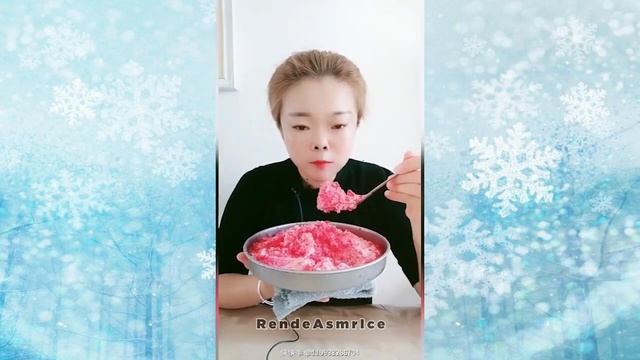 1ASMR EATING ICE 🧊( Crunchy Sounds ) ICE EATING VIDEOS #310
