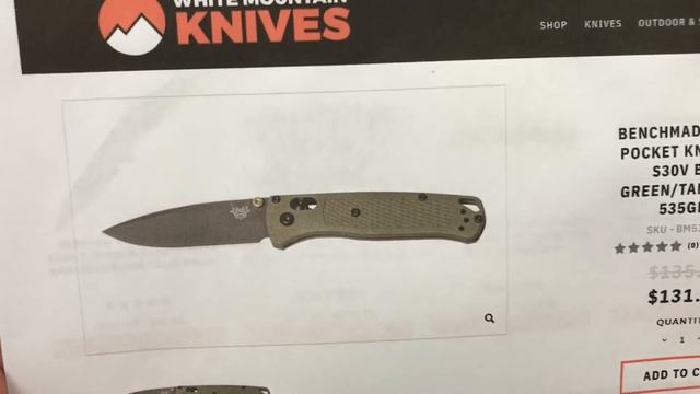 Benchmade Bugout Knife BM535GRY-1 The Bugout has a new Badboy look ! смотреть онлайн