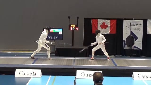 Individual FINAL - KANO vs GAROZZO - 2019 Peter Bakonyi Vancouver Men's Epee World Cup смотреть онлайн