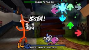 Радужные друзья против Чапхеда.EXE 🎶 Друзья FNF до конца! Чапхеда поют песню - Музыкальная ритм-арк