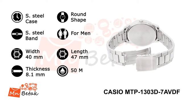 CASIO Watch MTP-1303D-7AVDF ساعه يد رجالى كاسيو MnBetak.com Official Video смотреть онлайн