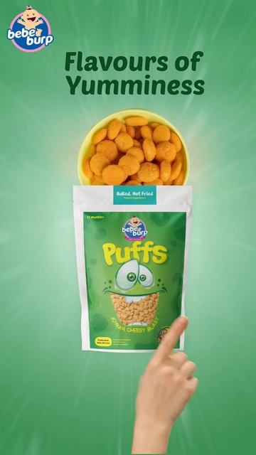 Bebe Burp | Healthy Food | Healthy Puffs смотреть онлайн