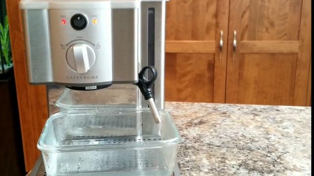 Descaling Breville Cafe Roma using Dezcal Descaling Powder смотреть онлайн