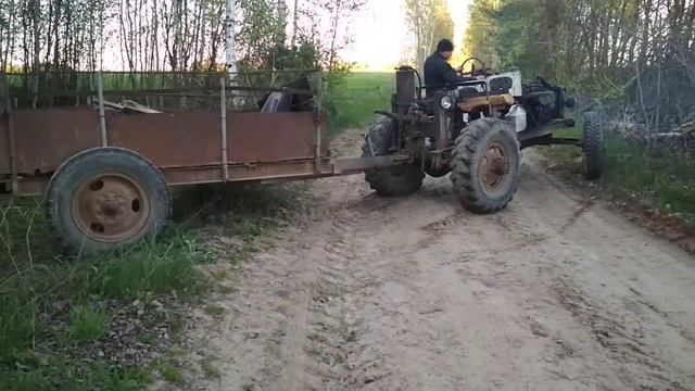 самодельный трактор смотреть онлайн