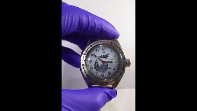 Vostok Komandirskie Amphibian Soviet wrist watch. Made in USSR. 1980-1989 смотреть онлайн