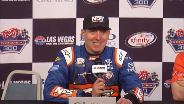 Kyle Busch LVMS Boyd Gaming 300 Winner Interview смотреть онлайн