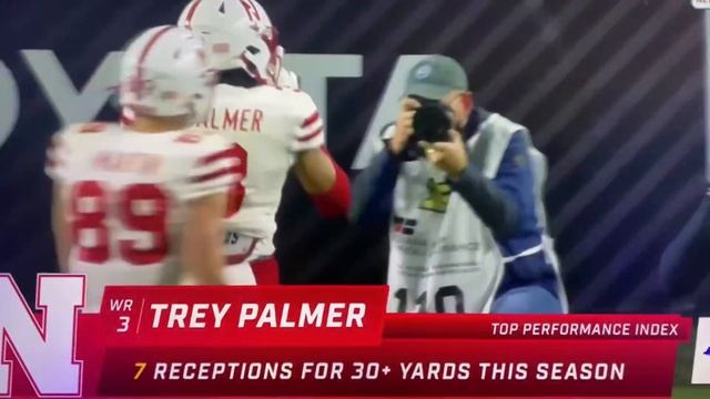 Trey Palmer Wide Receiver Husker Speed Highlights Nebraska Football 10/15/22 Vs Purdue #huskers