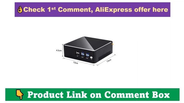 YINGCHI Intel J4125 Mini PC смотреть онлайн