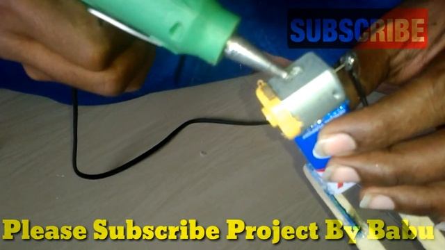 #Science Project Working Model || Self Moving Robot With D.C Motor Project By Babu смотреть онлайн