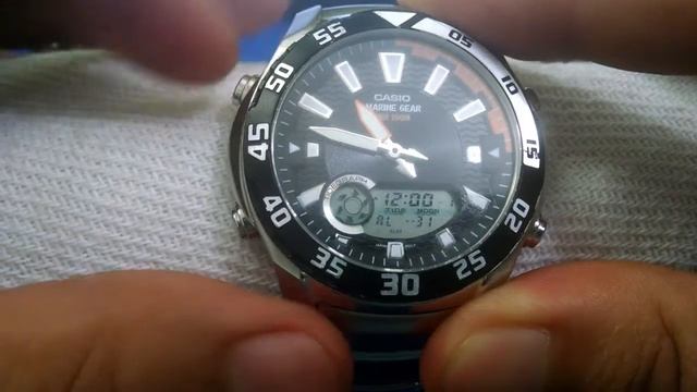 Casio AMW 710: Como configurar a Função Alarme (Parte-6 de 8) | Rafa Medeiros смотреть онлайн
