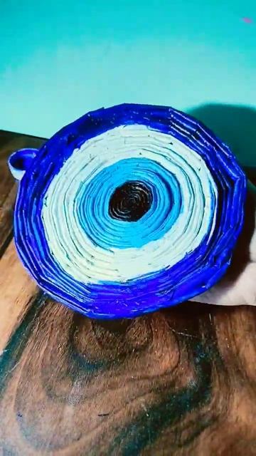 Evil Eye Wall Hanging🧿🧿#trending #trendingshorts #shortsvideo #viral #shorts #art #handmade смотреть онлайн