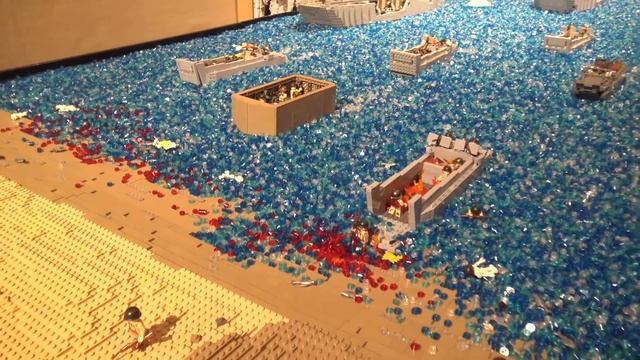 Massive LEGO WWII D-Day Omaha Beach By Brickmania