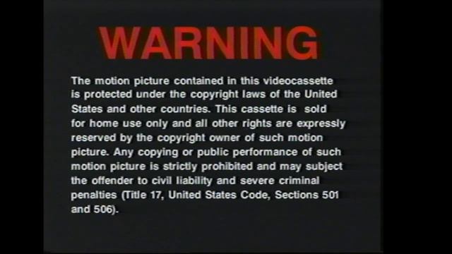 Opening to We're Back a Dinosaur's Story 1994 VHS смотреть онлайн