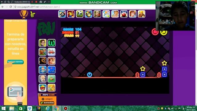EL PRIMER VIDEO JUGANDO NEON DASH 2 смотреть онлайн