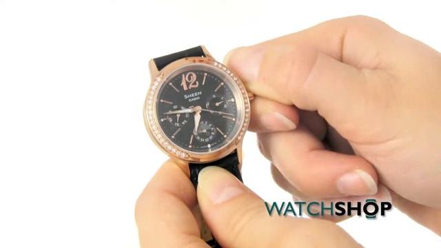 Casio Ladies' Sheen Watch (SHE-3030GL-5AUER) смотреть онлайн