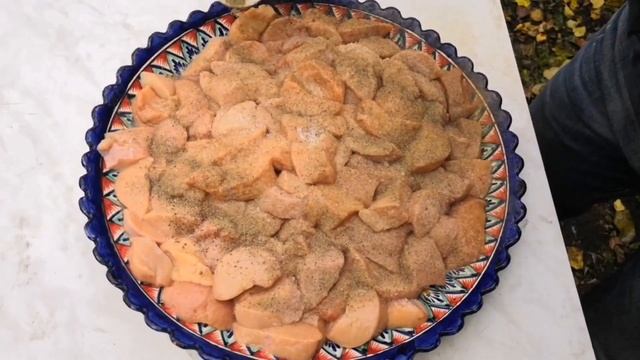 Lamb Testicles Kabob | Grilled Lamb Testicles | The Best Kebab Recipe from Village Dishes смотреть онлайн