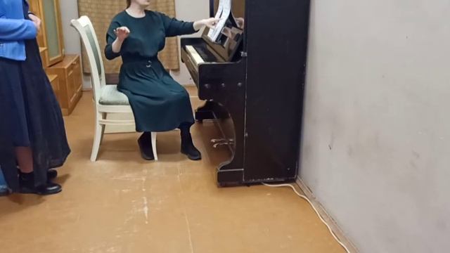 Урок дирижирования. Херувимская. обиходный напев Касторский #7 смотреть онлайн