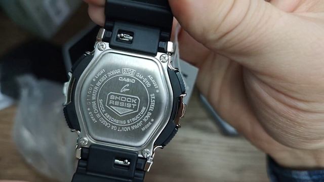 UNBOXING CASIO G-SHOCK GM-S110-1AER смотреть онлайн
