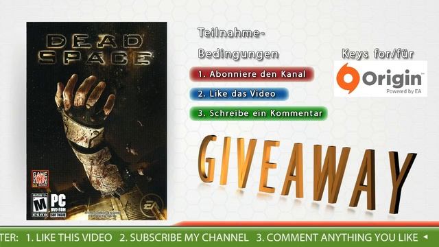 GIVEAWAY SATURDAY | DEAD SPACE [ ORIGIN KEY ] [ CLOSED ] смотреть онлайн