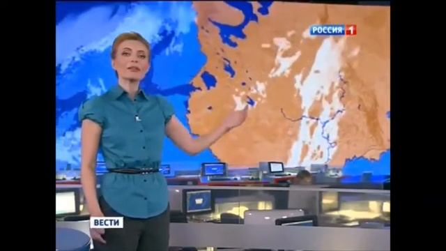 Дарья Сметанина 'Вести Погода' 22 04 2013 смотреть онлайн