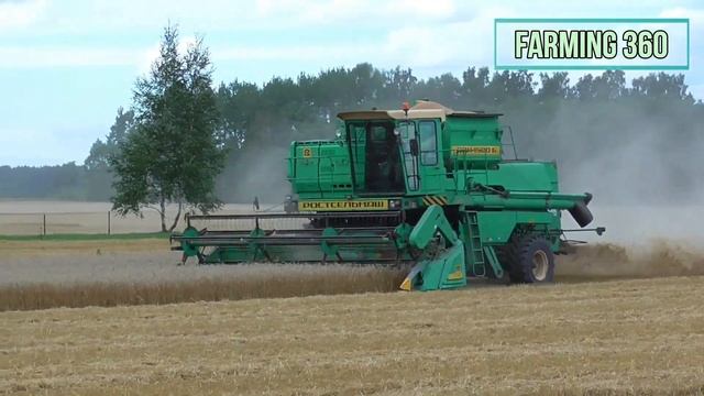 Harvest 2020 | Rostselmash Don 1500B combine harvester смотреть онлайн