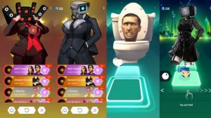 Speaker Woman Vs Camera Woman Vs Skibidi Toilet Vs TV Woman