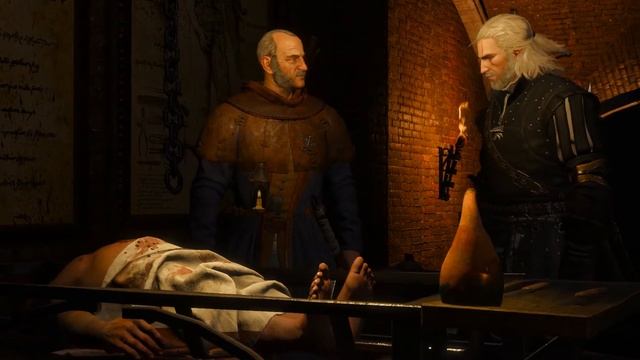 Joachim von Gratz and Geralt Inspect Dwarf Genitals in Novigrad Morgue (Witcher 3) смотреть онлайн