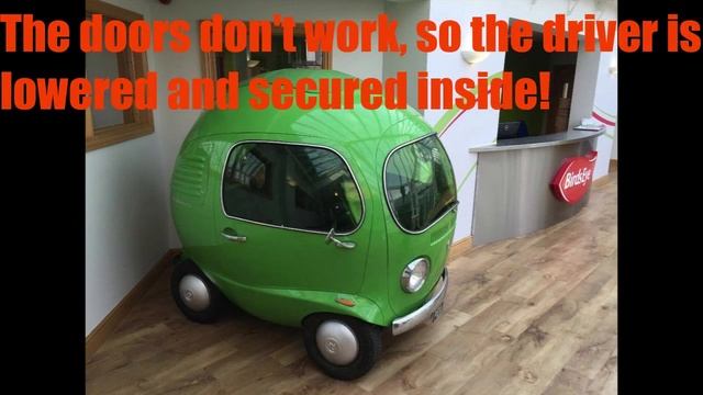 The Pea Car: Four-Wheeled Vegetable-Shaped Concept Car смотреть онлайн