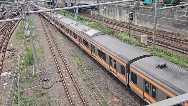 JR E233-0 Series leading Chuo Line at Shinjuku Station Japan #trainspotting #train #trainroute смотреть онлайн
