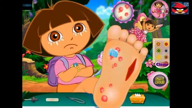 Даша путешественница лечим ногу стопу Game Dora смотреть онлайн