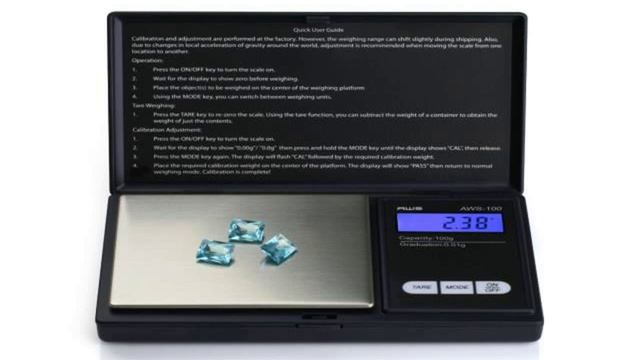 American Weigh Signature Series Silver Black AWS 100 Digital Pocket Scale2 смотреть онлайн