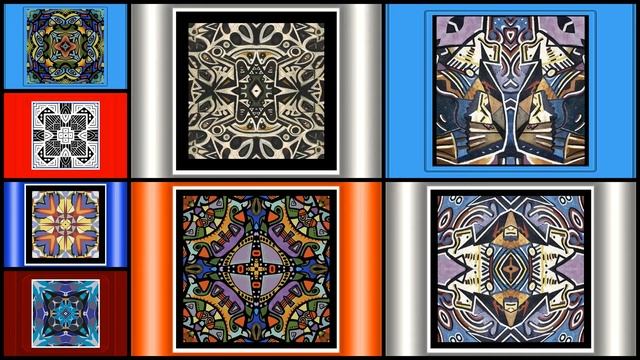 Moving Abstract Symmetrical Art смотреть онлайн
