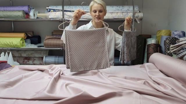 Эта ткань теперь есть в нашем ассортименте всегда!! Премиум сатин Пыльная роза смотреть онлайн