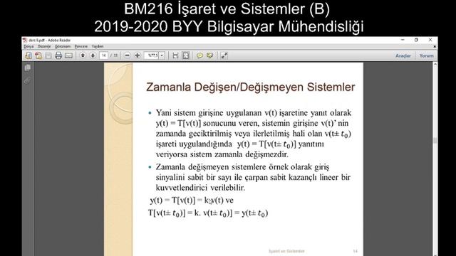 İşaret ve Sistemler (10.hafta) смотреть онлайн