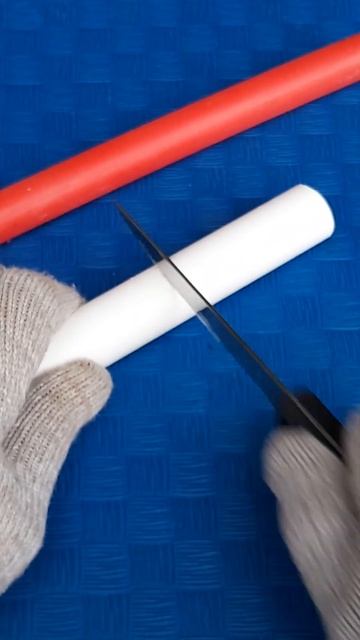 Как резать трубы ПВХ, если нет резака смотреть онлайн