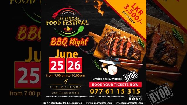 𝗕𝗕𝗤 𝗡𝗜𝗚𝗛𝗧 - 𝗘𝗣𝗜𝗧𝗢𝗠𝗘 𝗙𝗢𝗢𝗗 𝗙𝗘𝗦𝗧𝗜𝗩𝗔𝗟 𝟮𝟬𝟮𝟮 #BBQ #BBQNight #FoodFestival #Kurunegala #TheEpitome #Shorts
