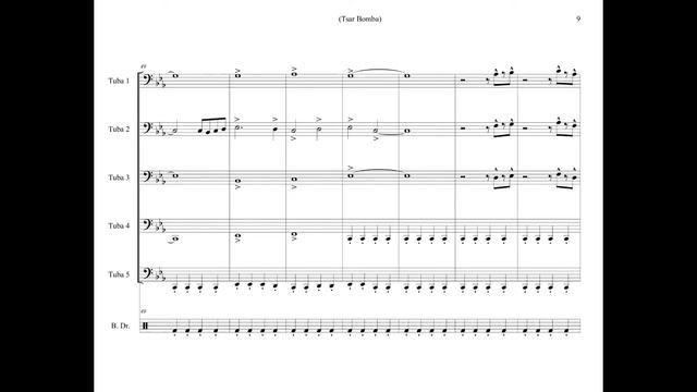 Tsar Bomba (for tuba quintet and bass drum) смотреть онлайн