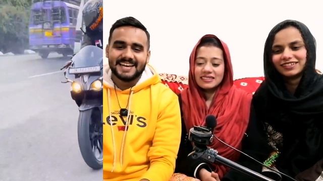Bike STUNTS || KTM PULSAR Ninja || Super Bike || new Reel || Pakistani Reaction || Instagram Reel смотреть онлайн