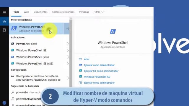 Cambiar nombre de máquina virtual Hyper V con PowerShell y modo gráfico смотреть онлайн