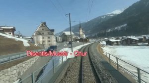 ★ 4K ★ Зимний релакс: из Дисентис-Мустер в Кур, Швейцария! ★ 4K 60FPS UHD ★