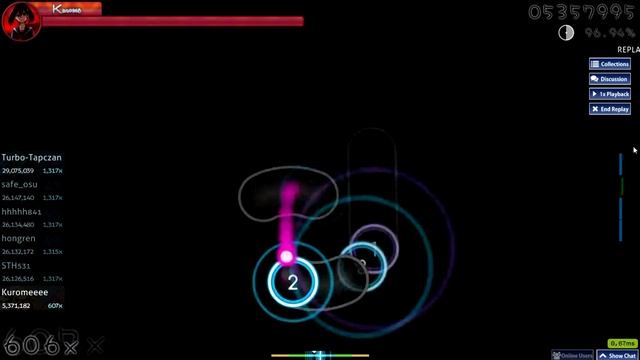 osu! | Mitani Nana - Chikyuu Saigo no Kokuhaku o [toybot's Insane] смотреть онлайн