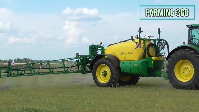 Sprayer Demonstrations 2021 | John Deere M740i & John Deere 6215R смотреть онлайн
