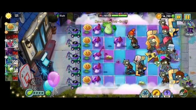 Plants vs Zombies || Normal || Neon Mixtape Tour Day 30 смотреть онлайн