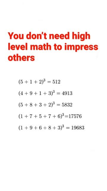 You don’t need high level Math to impress others смотреть онлайн