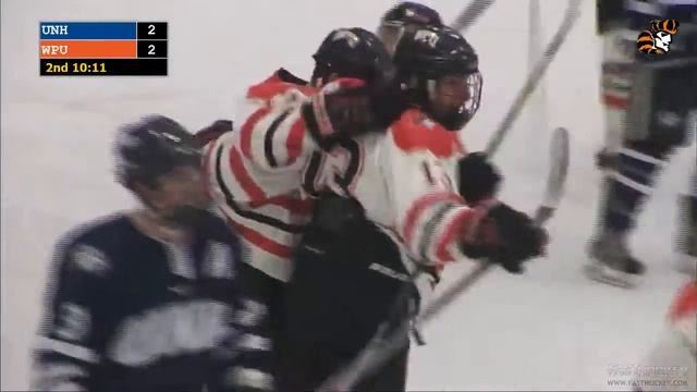 WPU Hockey #37 James Karp scores vs. UNH 1-16-16 смотреть онлайн