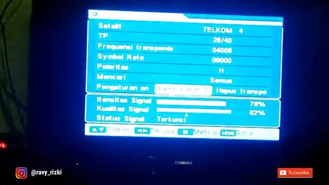 Cara Mencari Channel INDOSIAR Di Semua Receiver Parabola