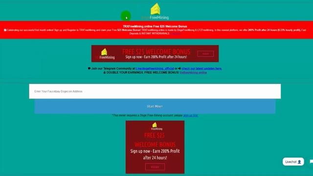 LTC DOGE free | 60 min | Faucet Pay смотреть онлайн