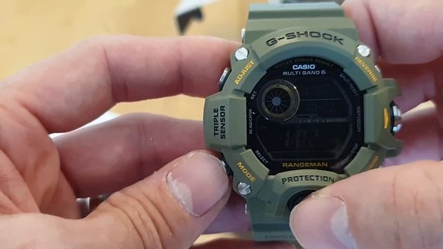🇧🇷Relógio G-Shock Rangeman GW-9400-3 смотреть онлайн