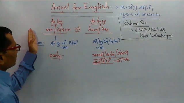 Difference between am-is-are & have-has in English grammar [Gujarati] | Angel English Academy смотреть онлайн