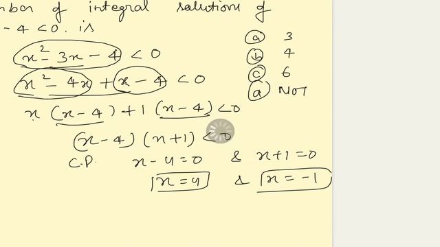 The number of integral solution of x^2-3x-4 is less than 0 |IITJEE2020 IITJEE Advanced IITJEE Mains смотреть онлайн